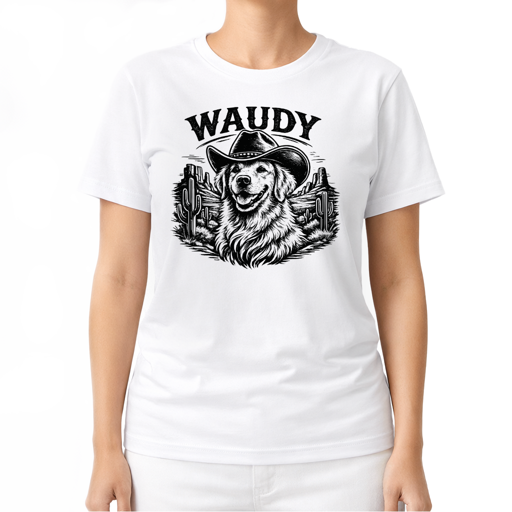 Cowboy Hund – Western T‑Shirt