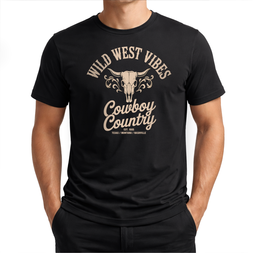 Cowboy Country – Western T‑Shirt