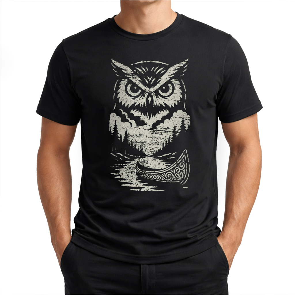 Eule & Kanu – Western T‑Shirt