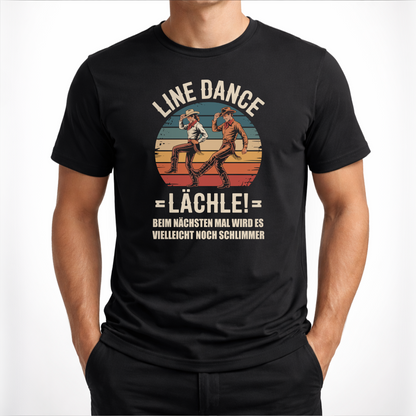 Lächle! – Line Dance T‑Shirt