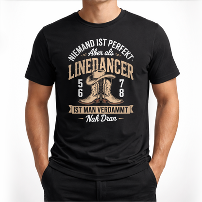 Niemand ist perfekt – Line Dance T‑Shirt