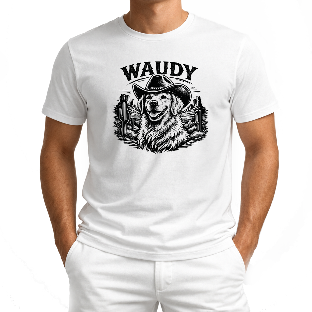 Cowboy Hund – Western T‑Shirt