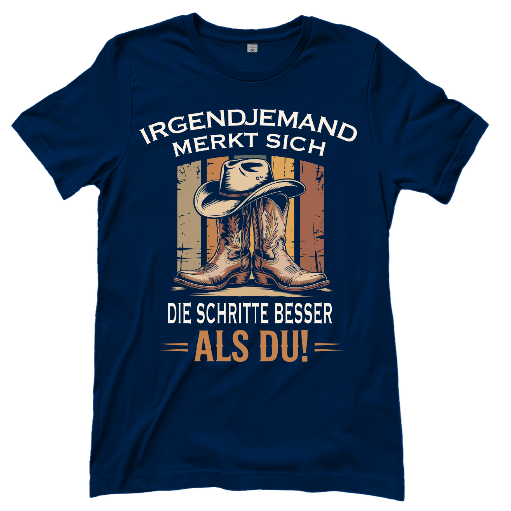 Schritte besser – Line Dance T‑Shirt