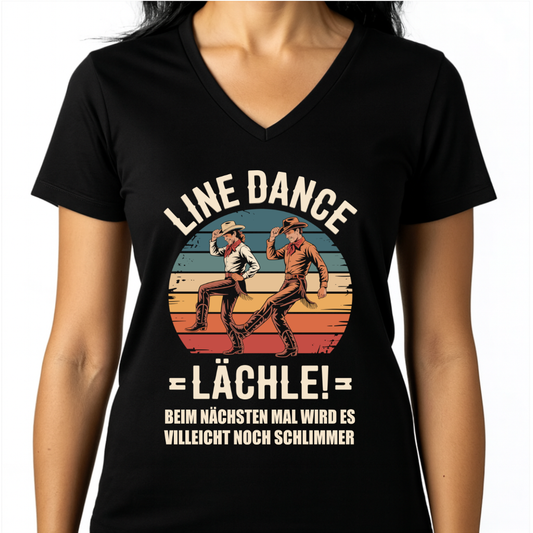 Sundaro - Damen Basic V-Neck T-Shirt