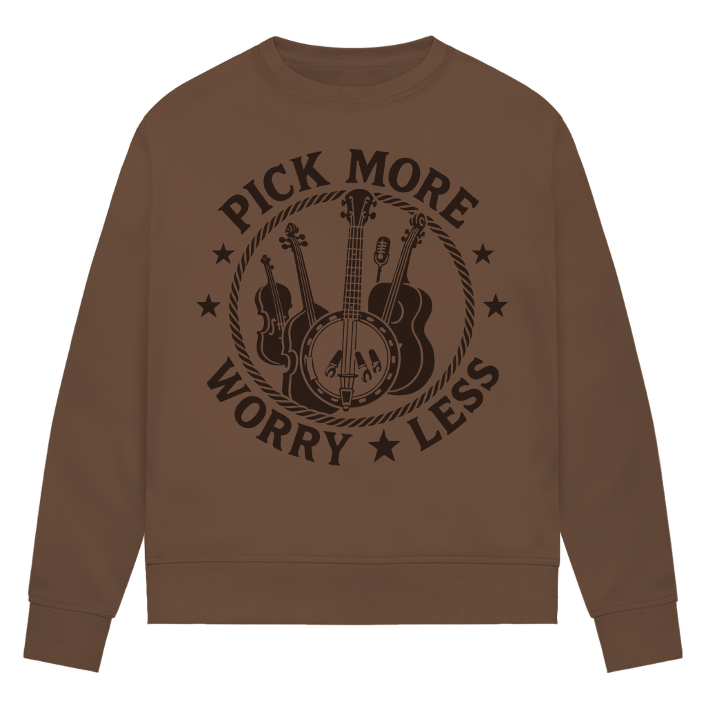 Pickstring - Damen Premium Bio Sweatshirt