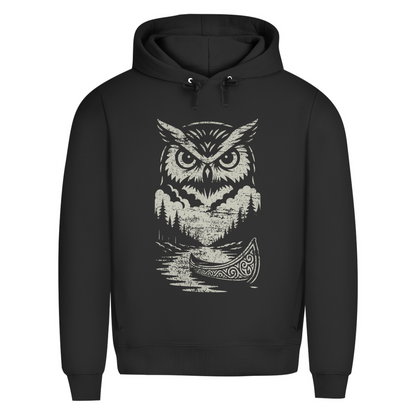 Owl - Herren Premium Bio Hoodie