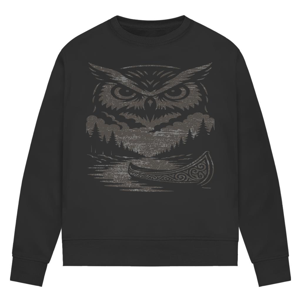 Owl - Damen Premium Bio Sweatshirt