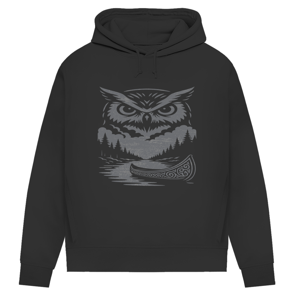 Owl - Damen Premium Bio Hoodie