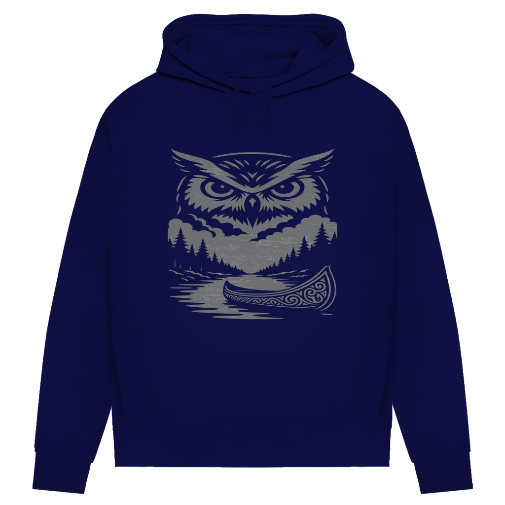 Owl - Damen Premium Bio Hoodie