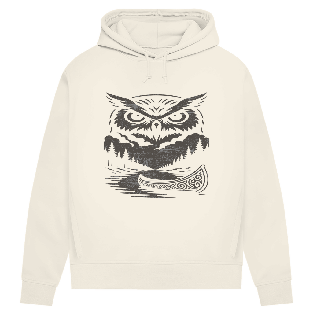 Owl - Damen Premium Bio Hoodie
