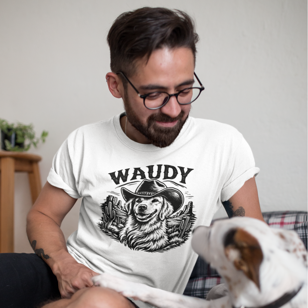 Cowboy Hund – Western T‑Shirt