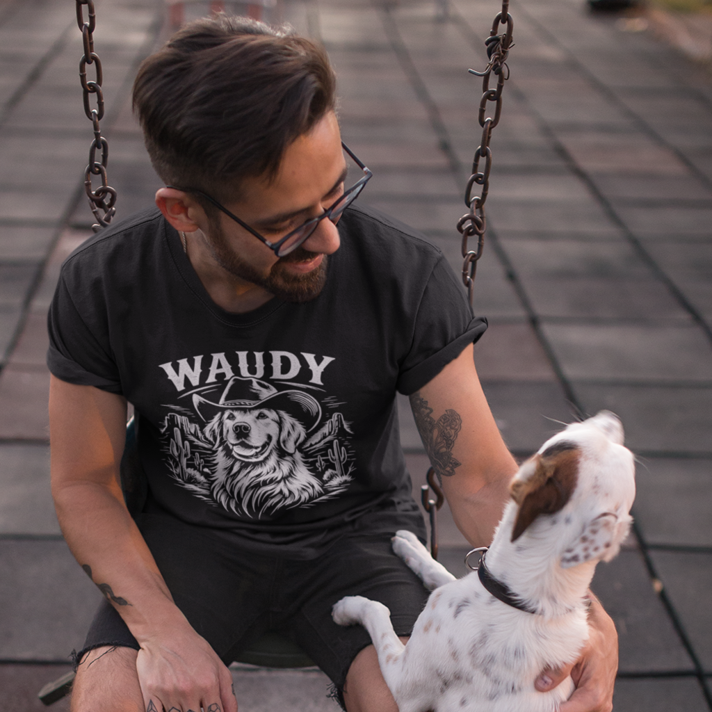 Cowboy Hund – Western T‑Shirt