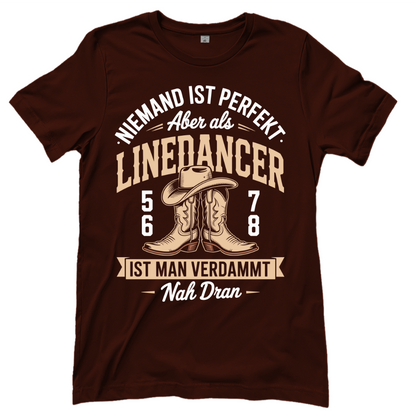 Niemand ist perfekt – Line Dance T‑Shirt